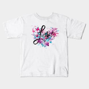 Feel the Love Kids T-Shirt